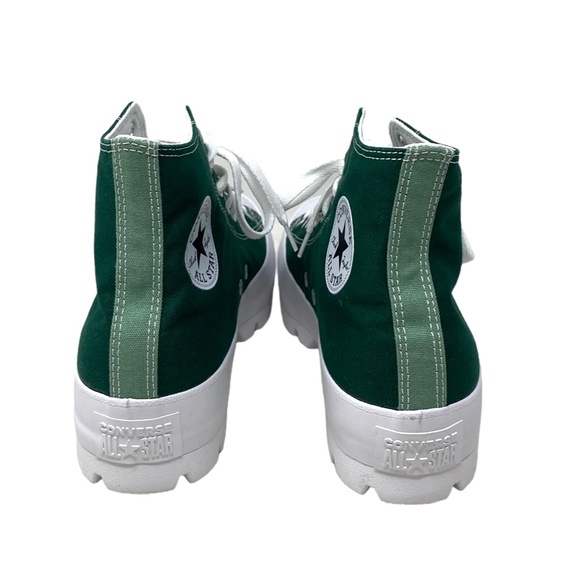 Converse Ctas Lugged Shoes Casual Canvas Green White Women Custom 571211C-WTGRWT - Picture 7 of 11